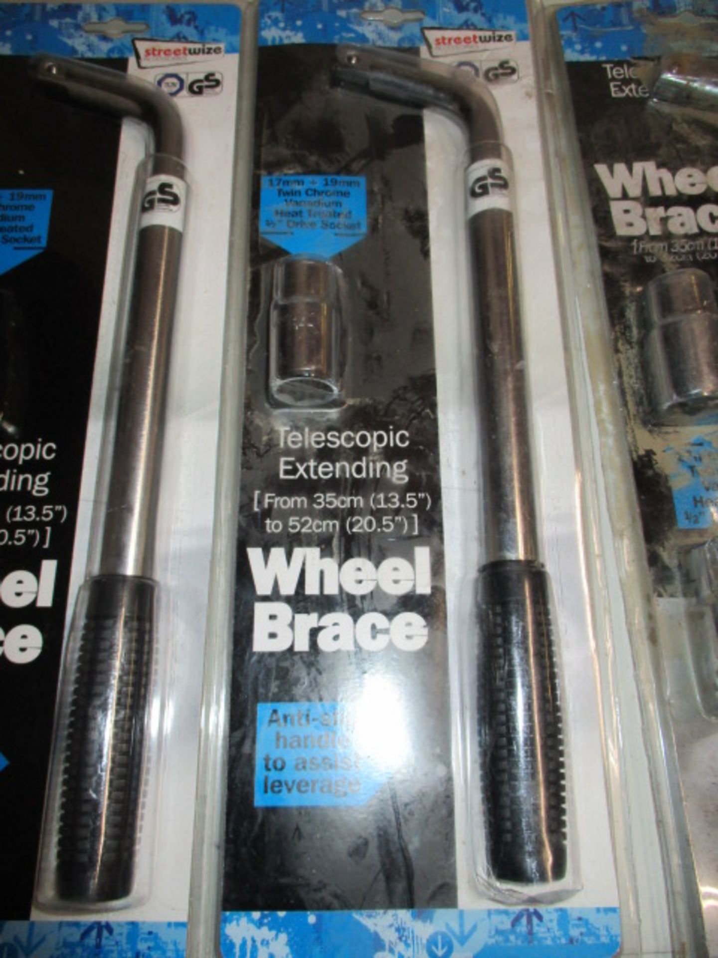 5 pieces brand new Streetwize telescopic extending wheel brace 35 - 52xm - Image 2 of 2