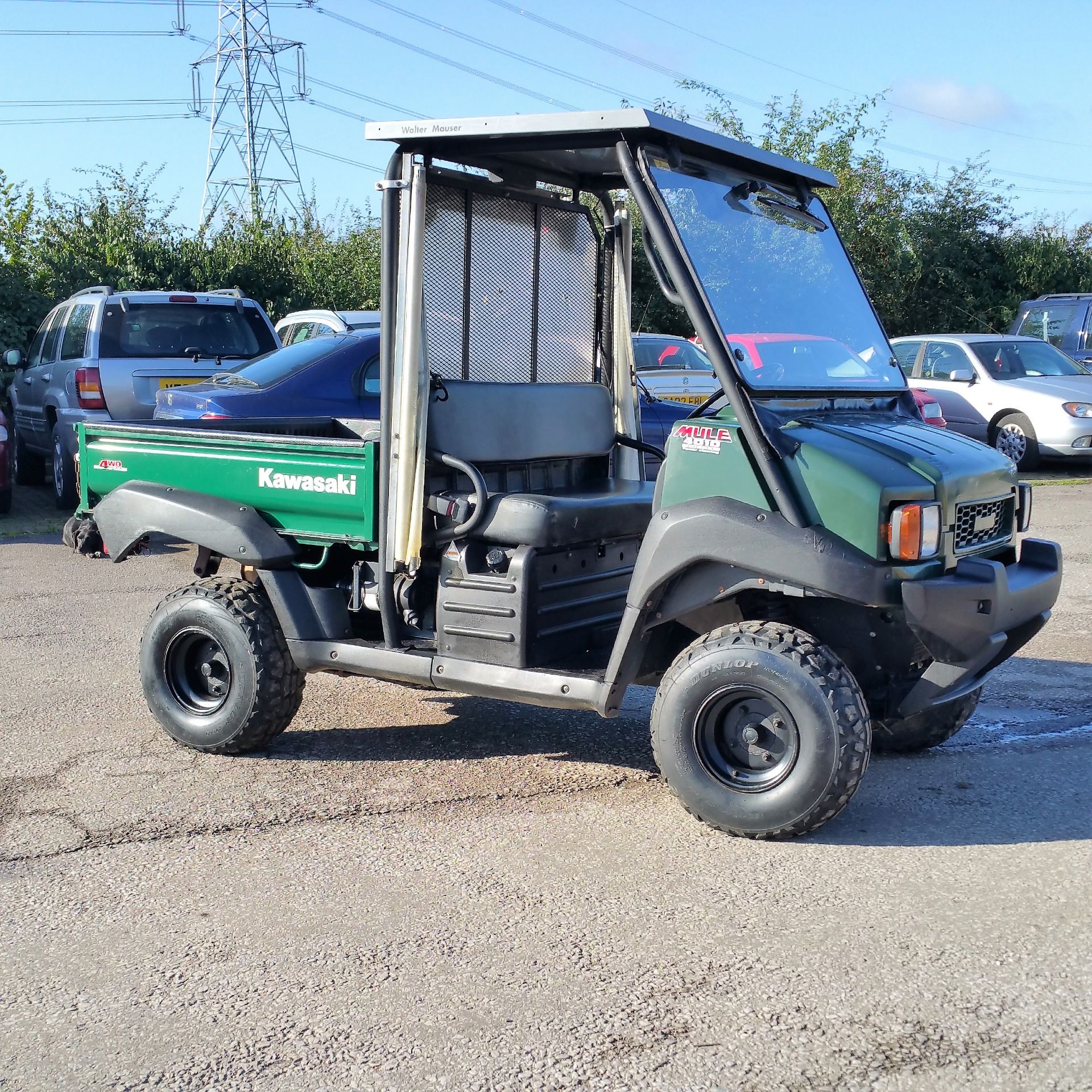 Kawasaki Mule 4010. Year 2009. Hours 1390. Power steering. Diff lock. Delivery can be arranged. - Image 3 of 6