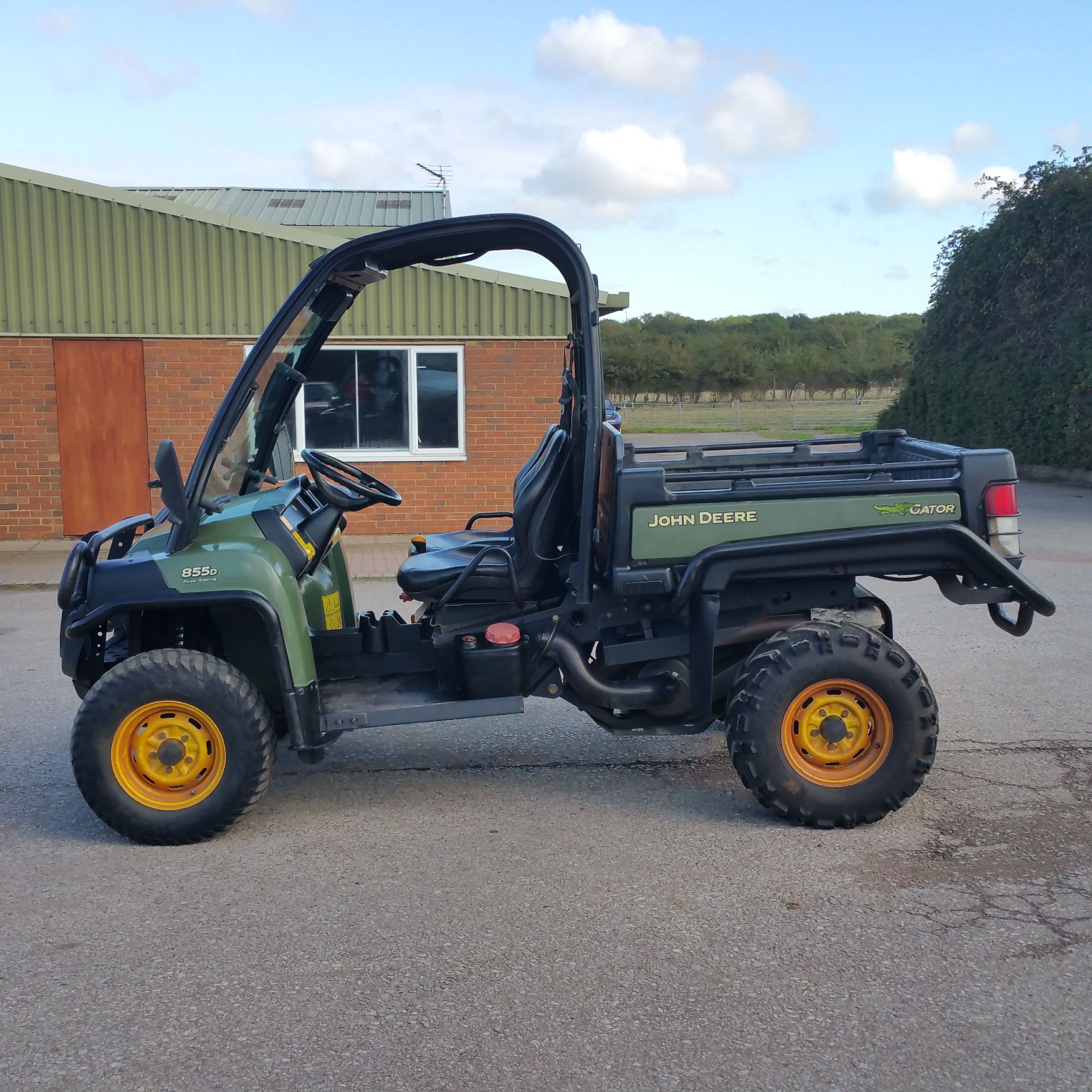 John Deere Gator XUV855D. Year 2013. Road registered 13 plate. Hours 2550.