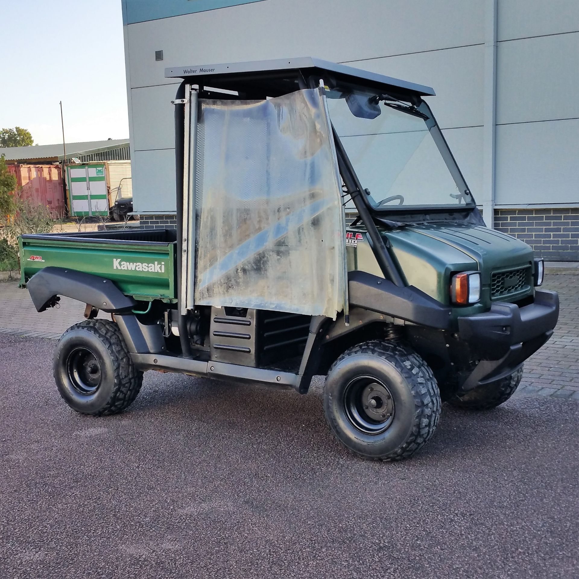 Kawasaki Mule 4010. Year 2009. Hours 1390. Power steering. Diff lock. Delivery can be arranged.