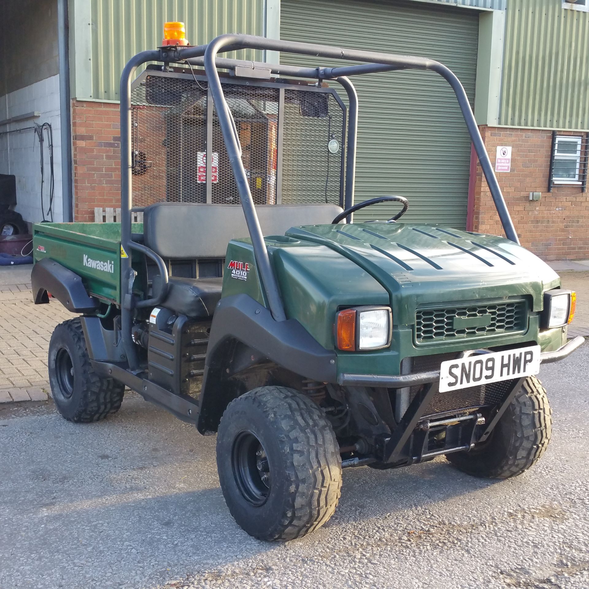 Kawasaki Mule 4010, Year 2009, Road registered 09 plate, Hours 1,450