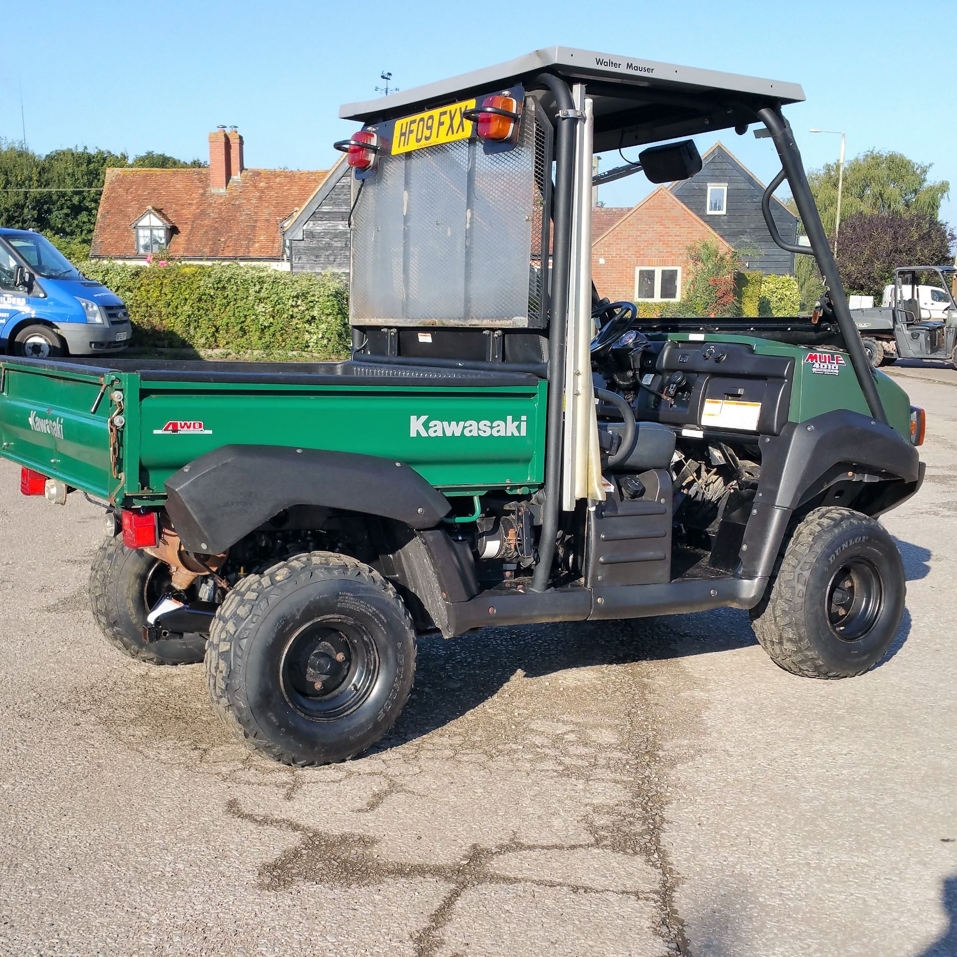 Kawasaki Mule 4010. Year 2009. Hours 1390. Power steering. Diff lock. Delivery can be arranged. - Image 2 of 6