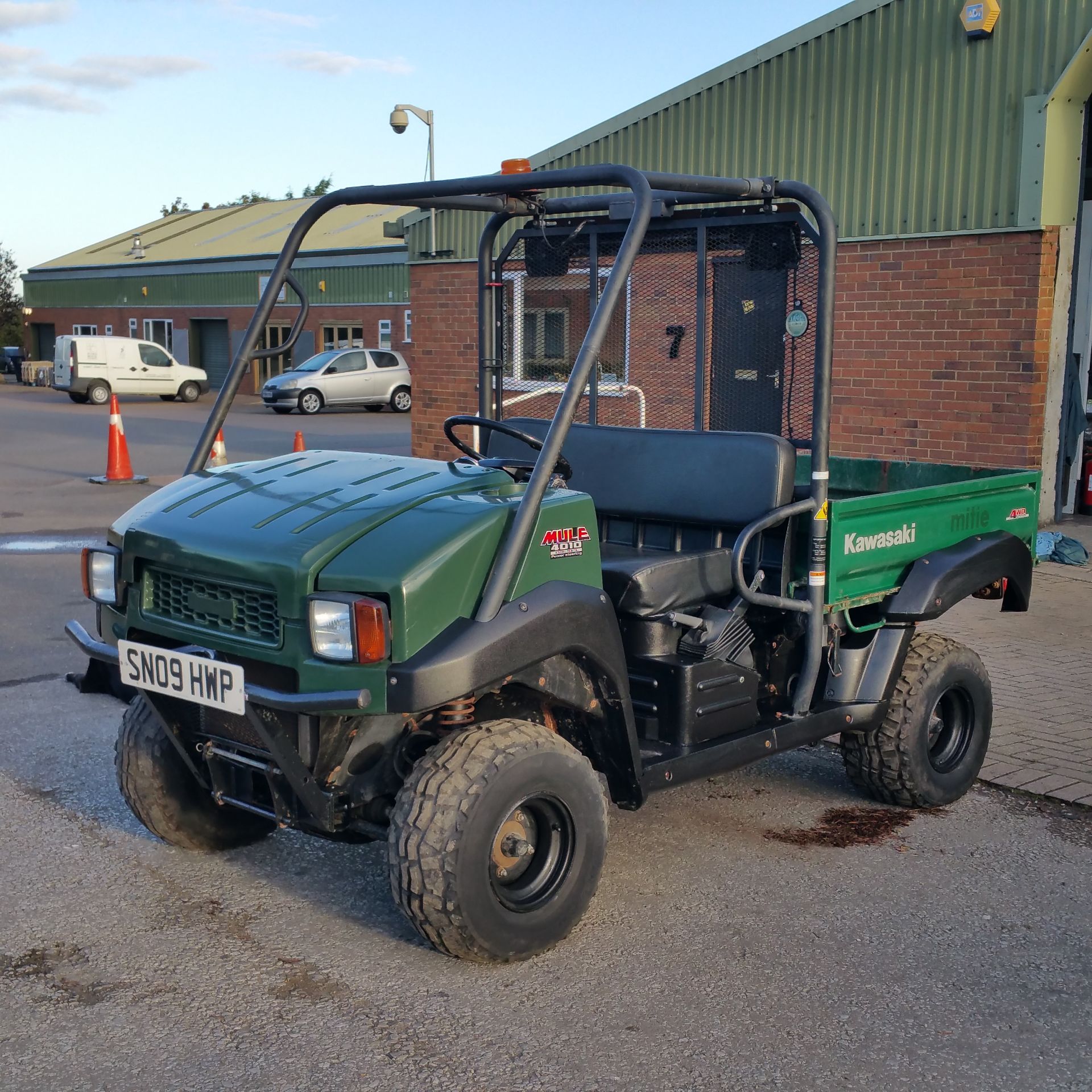 Kawasaki Mule 4010, Year 2009, Road registered 09 plate, Hours 1,450 - Image 2 of 6