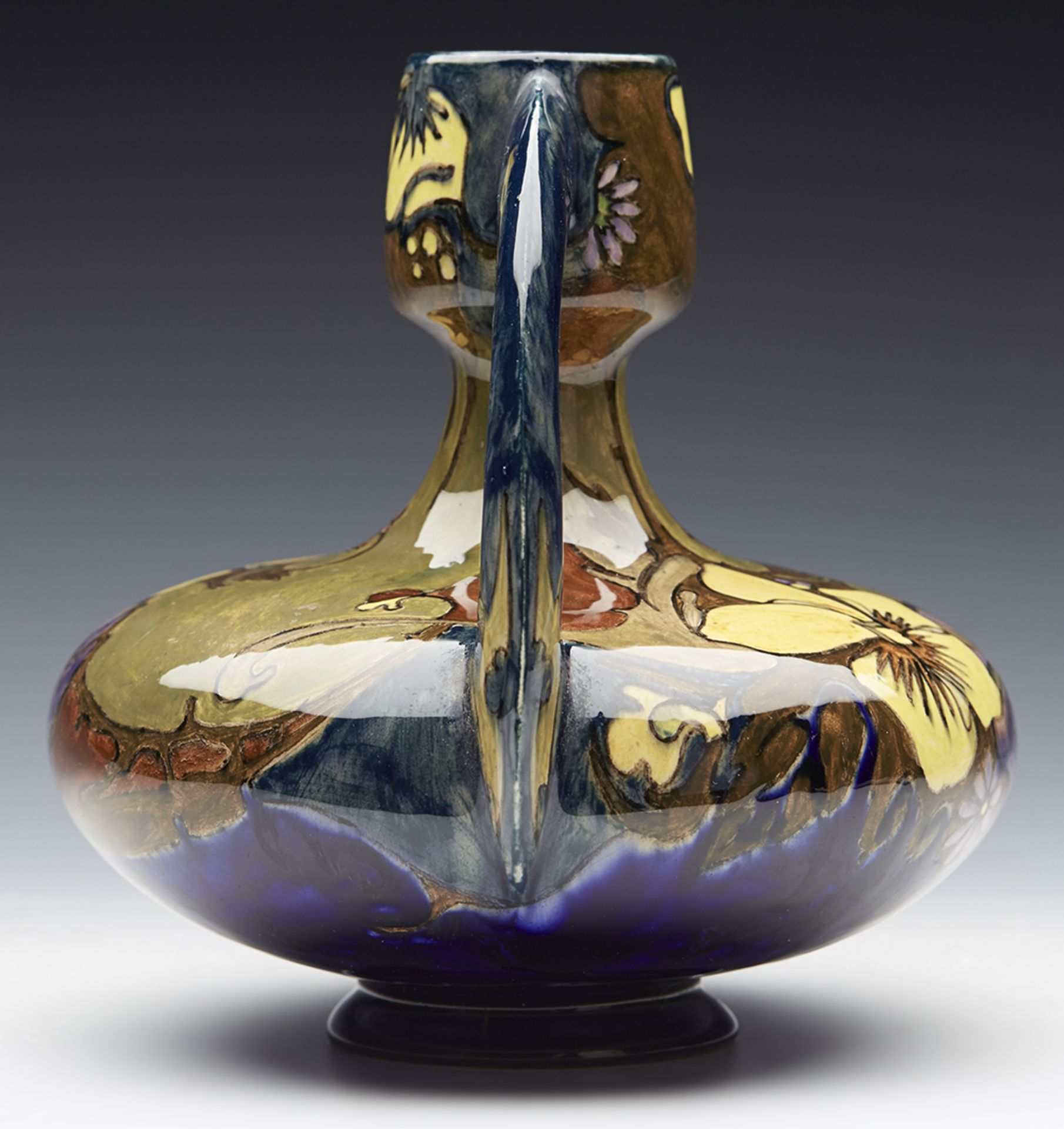 Art Nouveau Rozenburg Twin Handled Art Pottery Vase Jmg Hak - Image 8 of 17