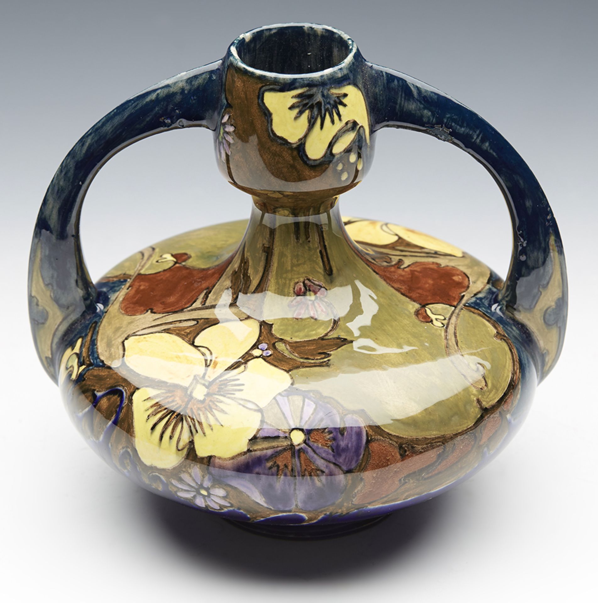 Art Nouveau Rozenburg Twin Handled Art Pottery Vase Jmg Hak - Image 16 of 17