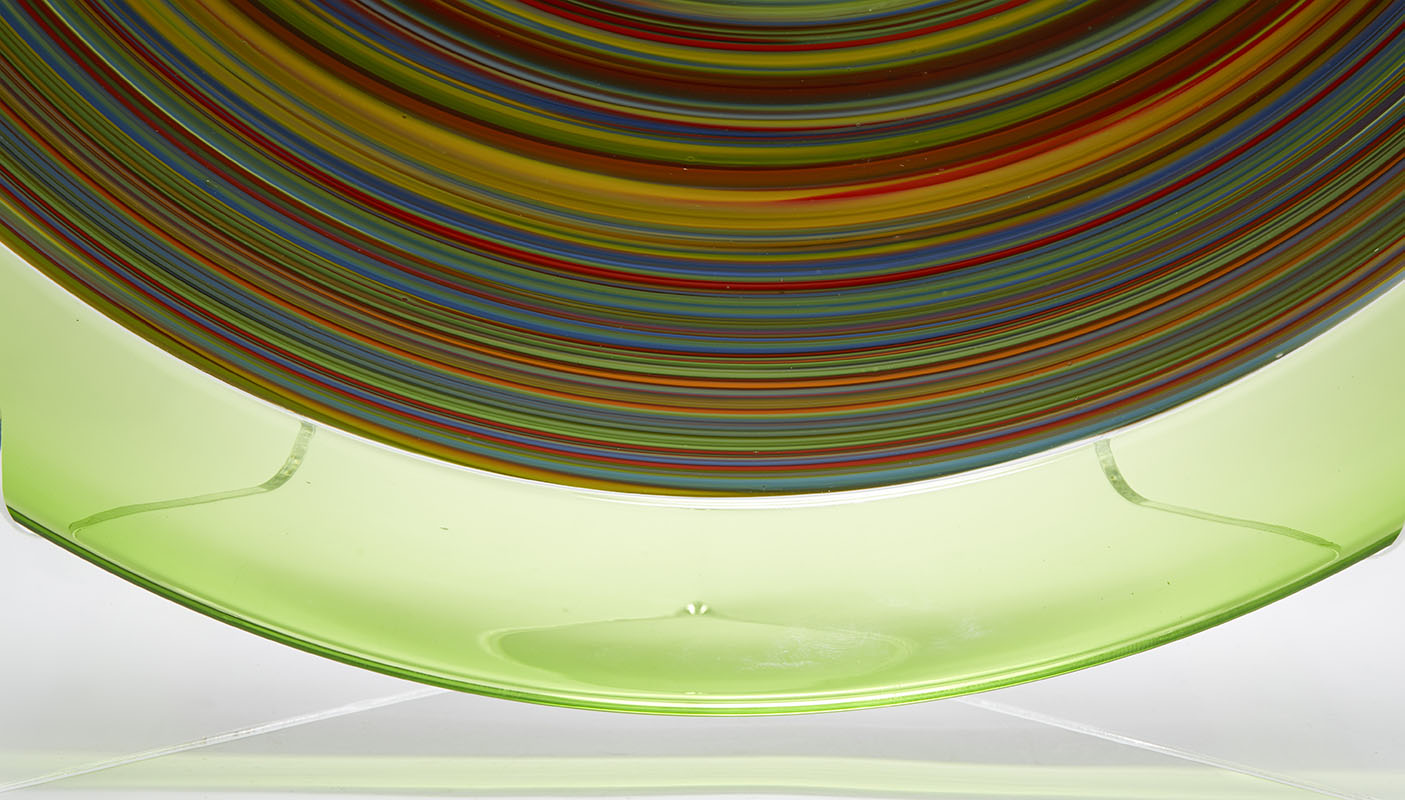 Italian Murano Gino Cenedese Signed Art Glass Charger - Image 4 of 10