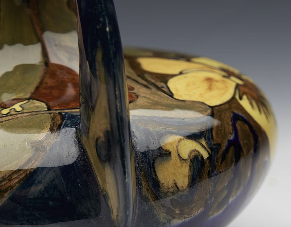 Art Nouveau Rozenburg Twin Handled Art Pottery Vase Jmg Hak - Image 11 of 17