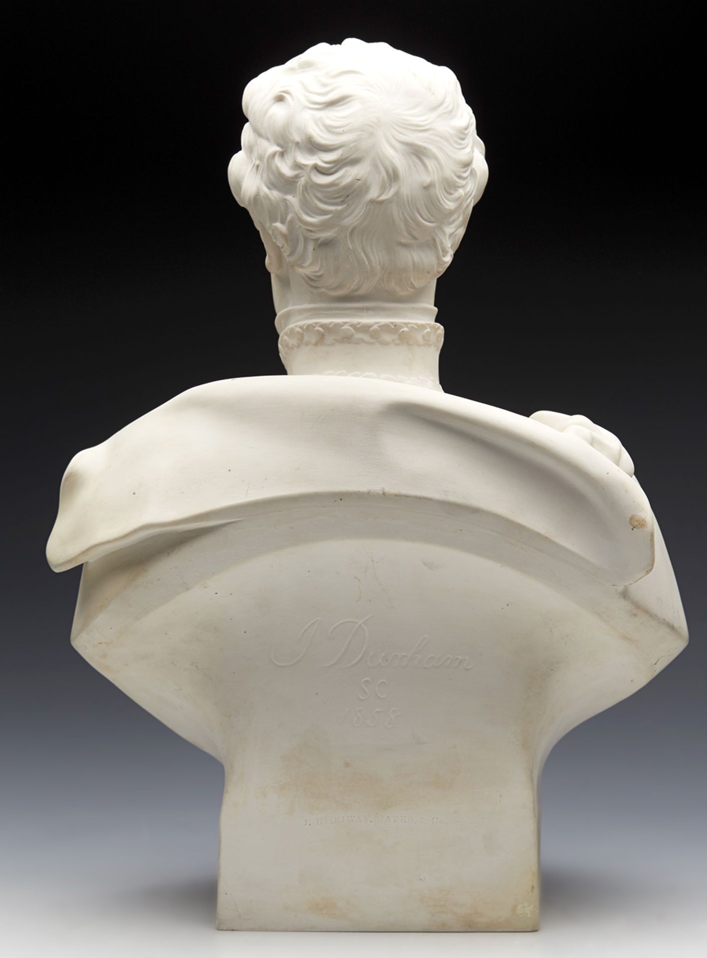 ANTIQUE RIDGWAY PARIAN BUST OF SIR COLIN CAMPBELL BY J DURHAM 1858 - Image 11 of 12