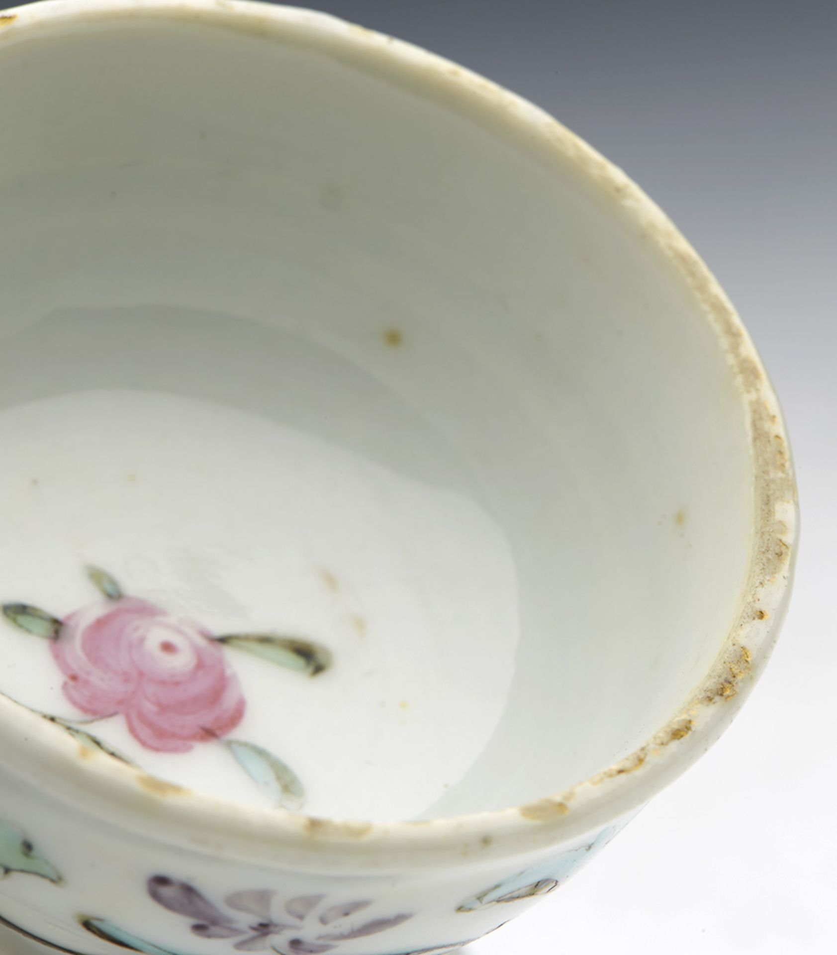 Antique Chinese Qianlong Famille Rose Eye Bath C.1775 - Image 9 of 12