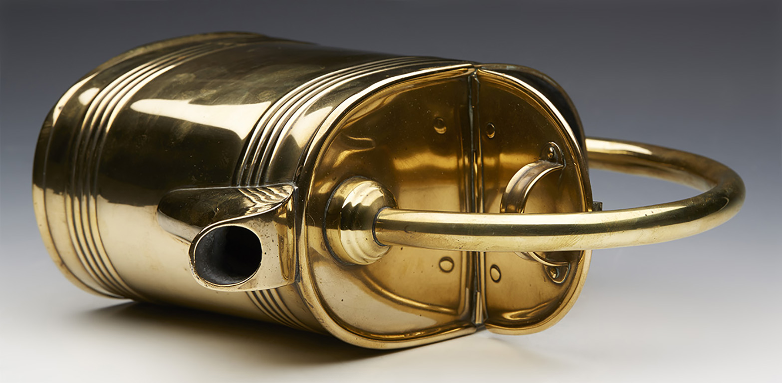 Arts & Crafts Brass Watering Can By Chr. Dresser For Henry Loveridge C.1885 - Image 10 of 11