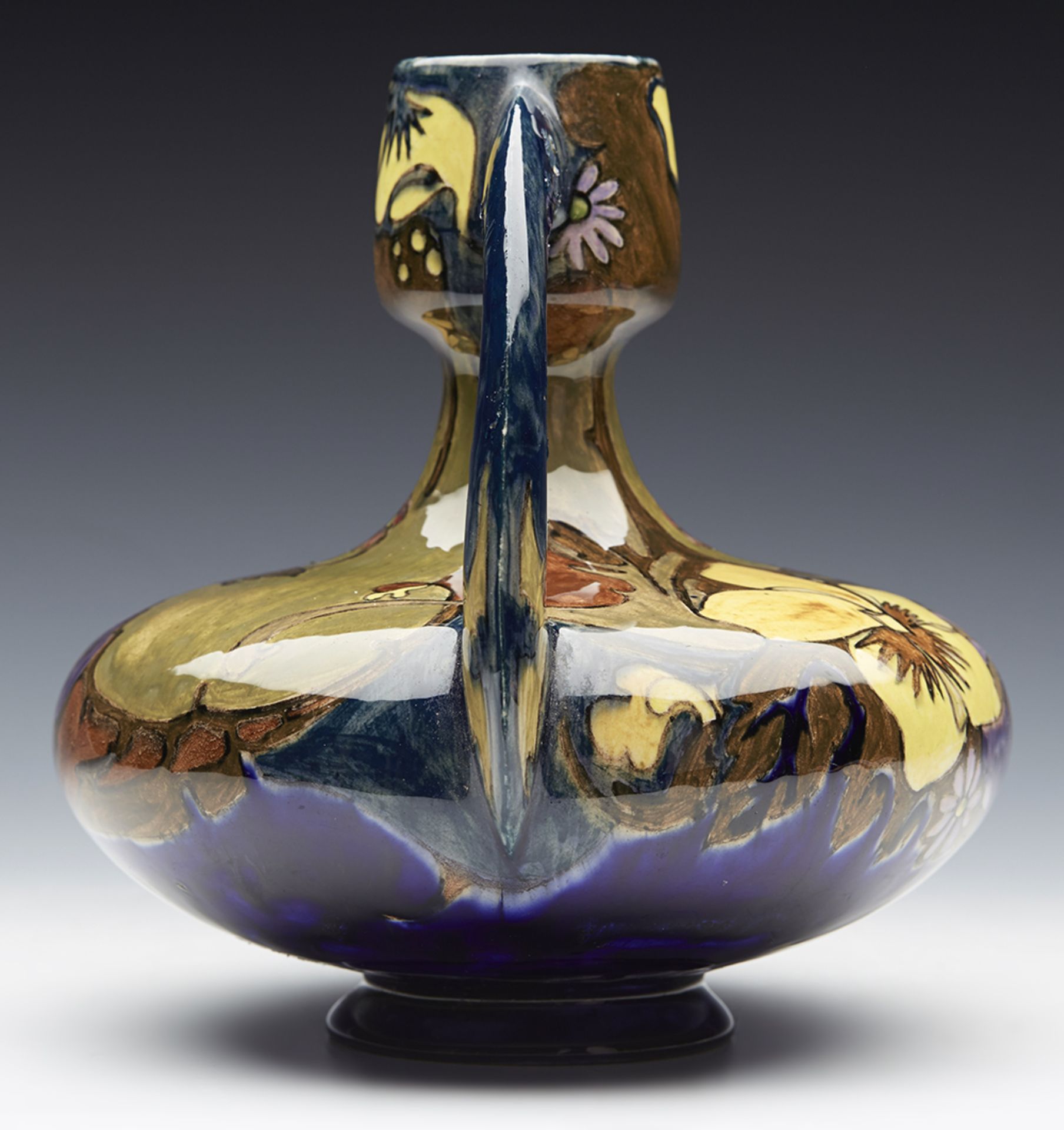 Art Nouveau Rozenburg Twin Handled Art Pottery Vase Jmg Hak - Image 2 of 17