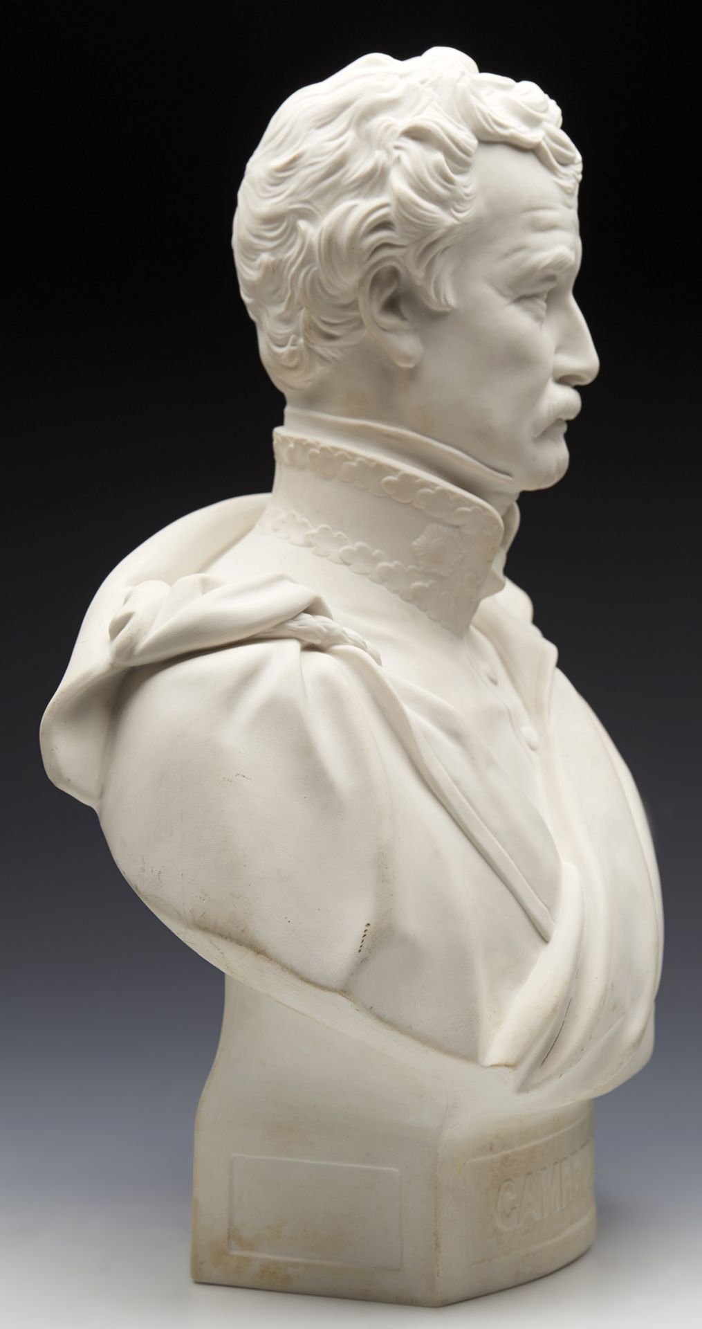 ANTIQUE RIDGWAY PARIAN BUST OF SIR COLIN CAMPBELL BY J DURHAM 1858 - Image 7 of 12