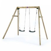 1 x Plum Wooden Double Swing Set. RRP £199.99. Double the seats for twice the fun! Children will