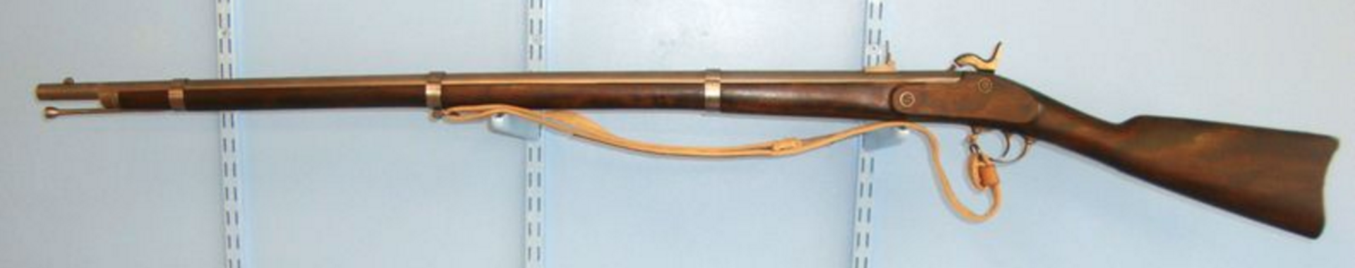 MINT, Springfield Model Of 1861 Percussion Rifle By Euro Arms Of America & Sling