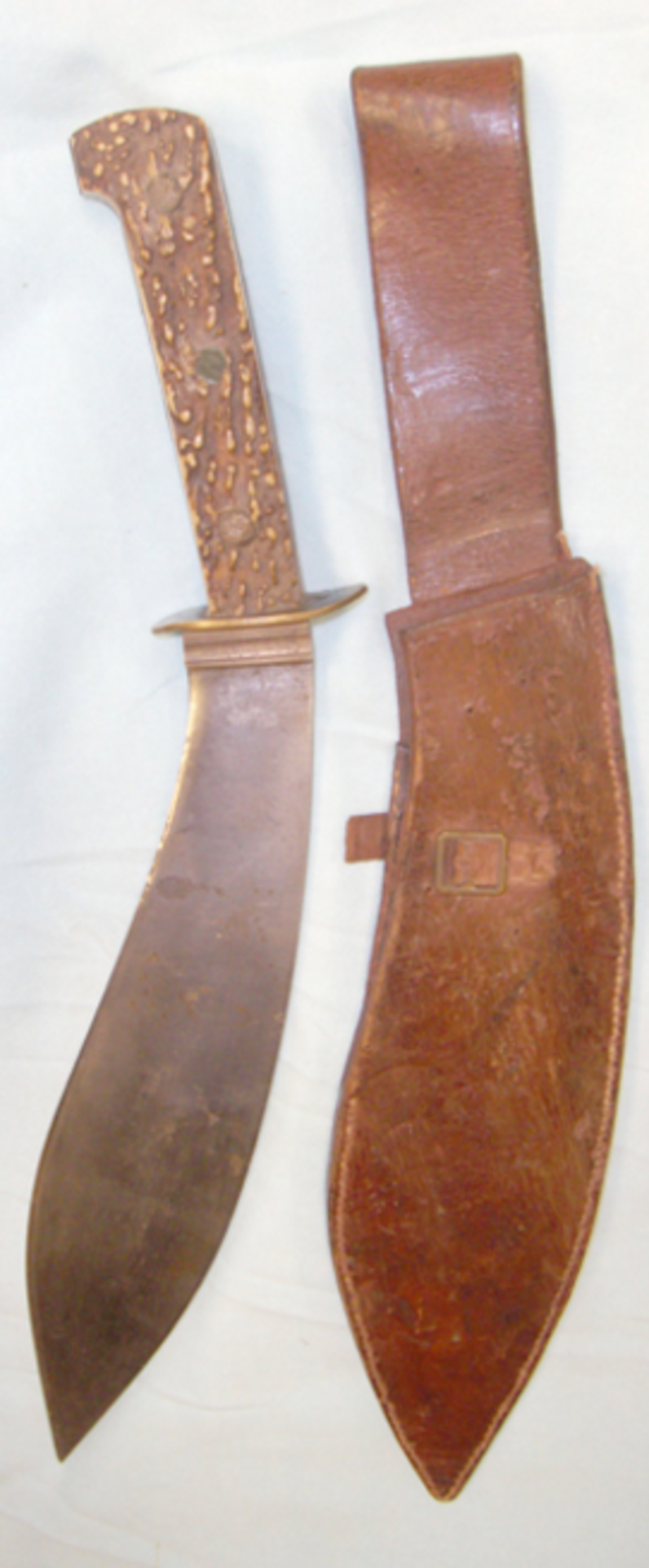 WW2 Chindit, Special Forces, Far East/ Burma Kukri Type Fighting Knife Marked 'Burma 12 (M) EB'