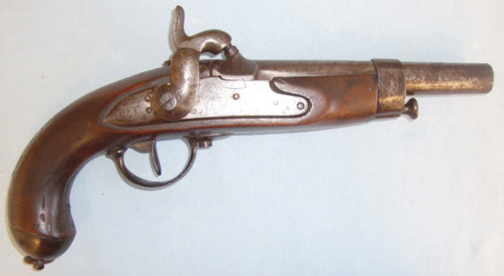 Victorian Era French Gendarmarie .650” Carbine Bore Percussion Pistol