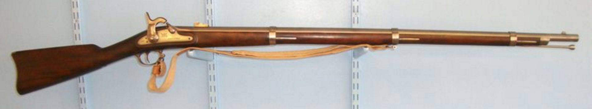 MINT, Springfield Model Of 1861 Percussion Rifle By Euro Arms Of America & Sling - Image 3 of 3