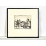 Terence Henry Lambert, Westminster Abbey, Etching, 20Th C.