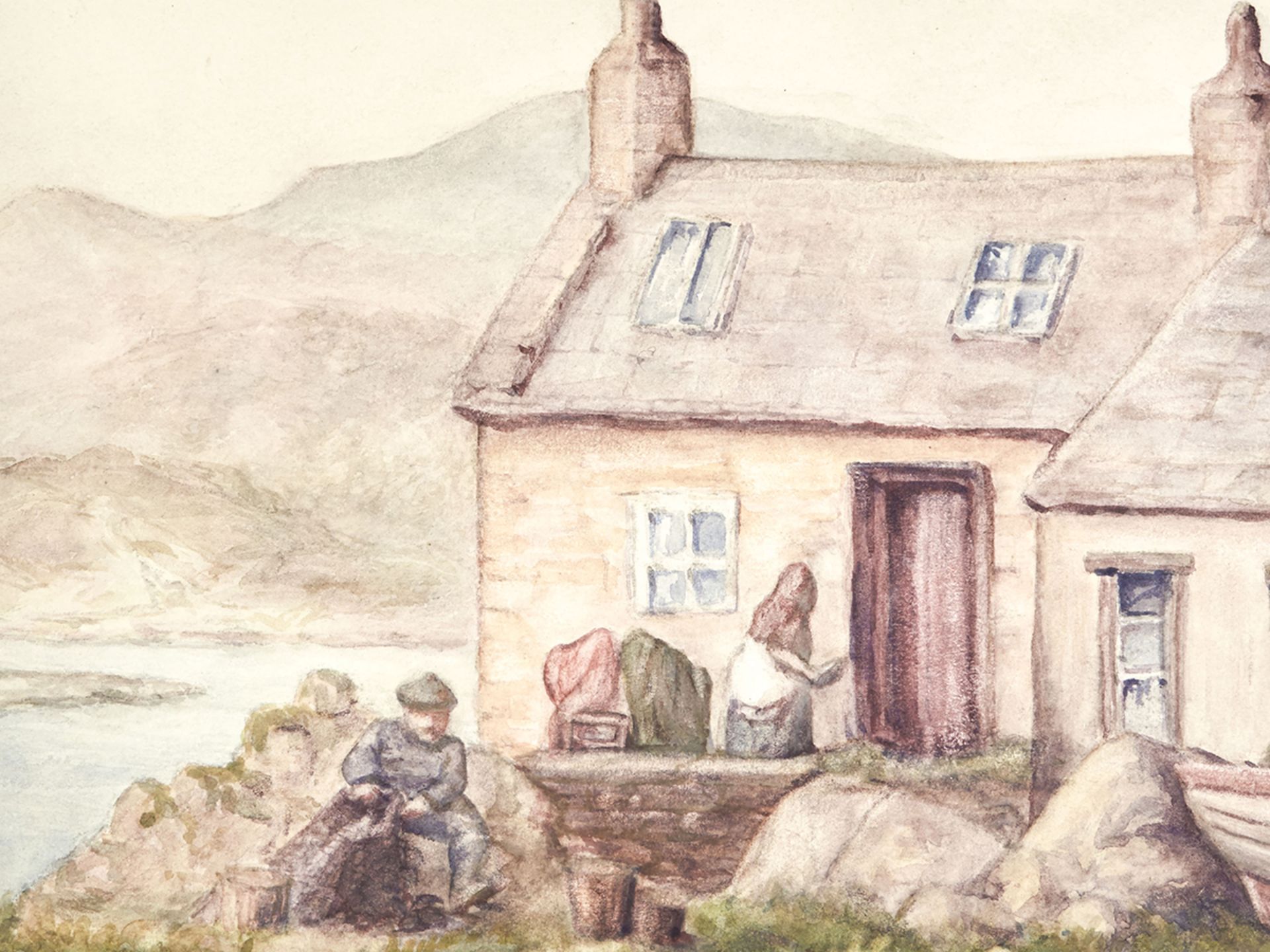 Irish Landscape' Watercolour, Manner Of W. Conor, 20Th C. - Image 2 of 5