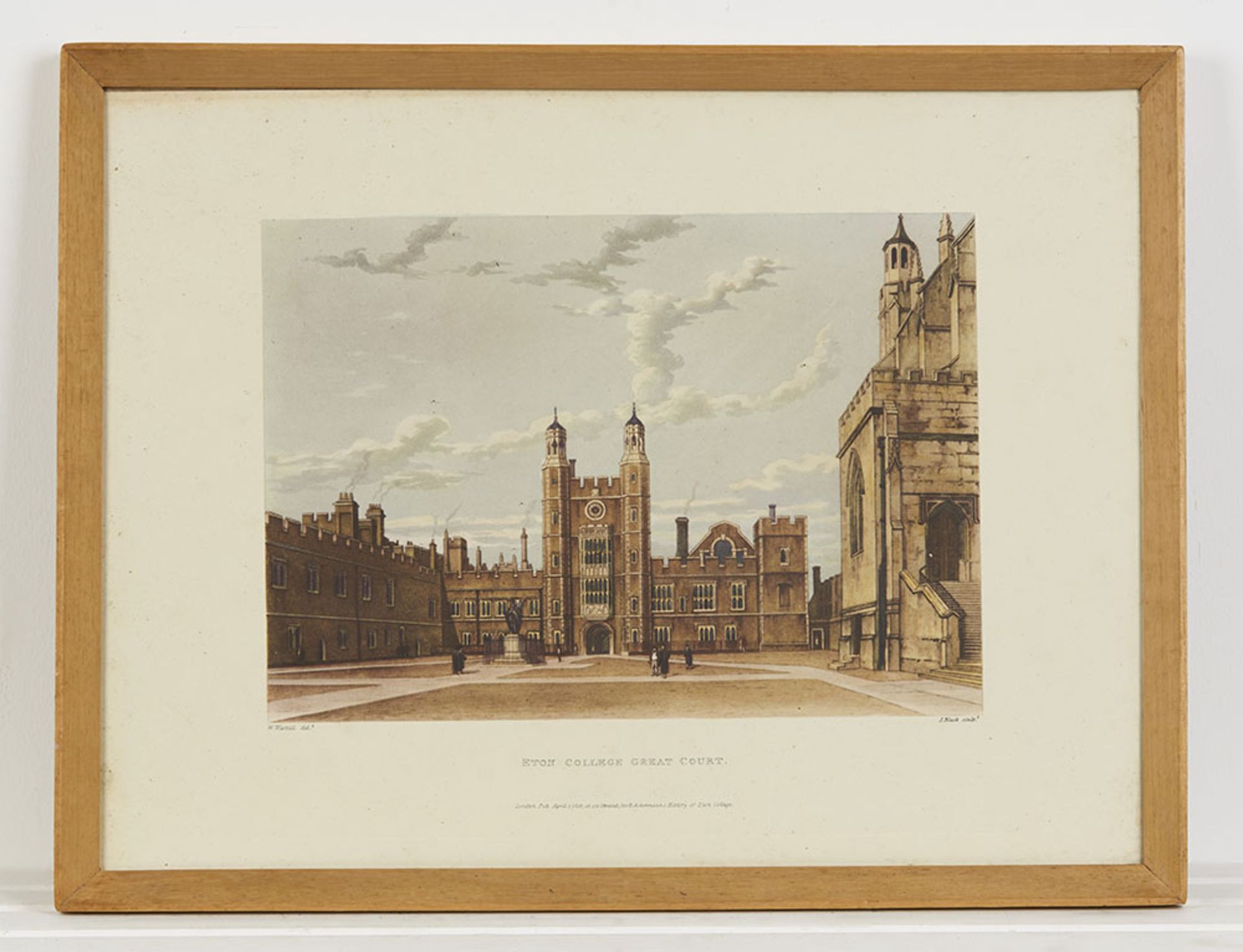 PLATE OF ETON COLLEGE 1816, R. ACKERMANN, W. WESTALL AND J. BLUCK - Image 9 of 9