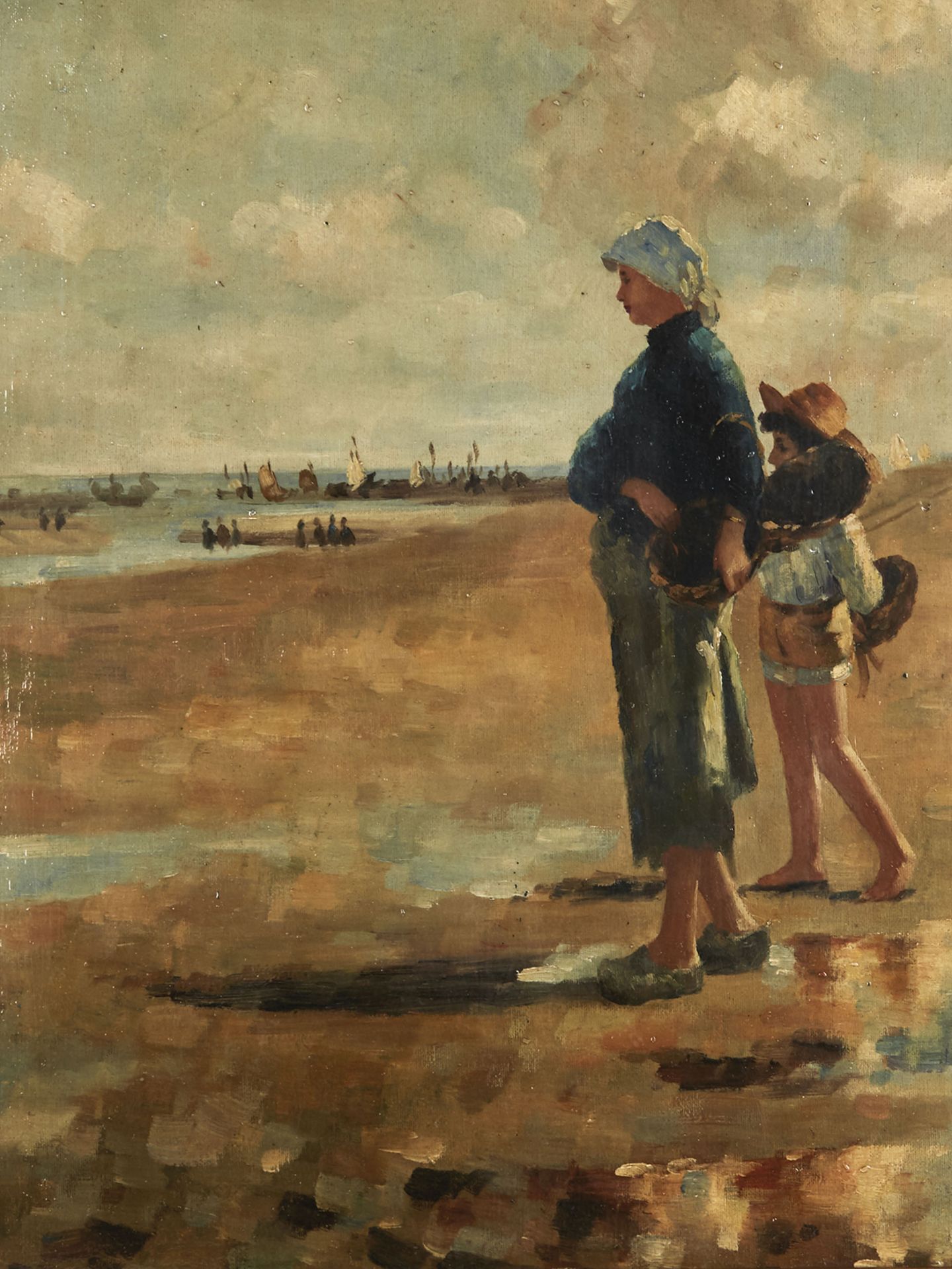 Figure On A Beach, Oil On Board, C.1920 - Image 2 of 5