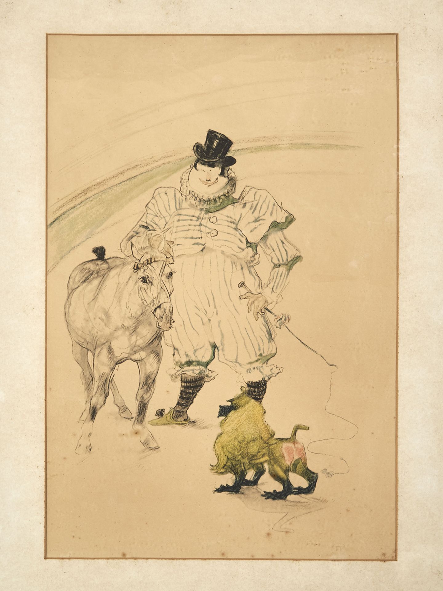 Henri De Toulous Lautrec, 'Au Cirque', Print, 20Th C. - Image 3 of 5