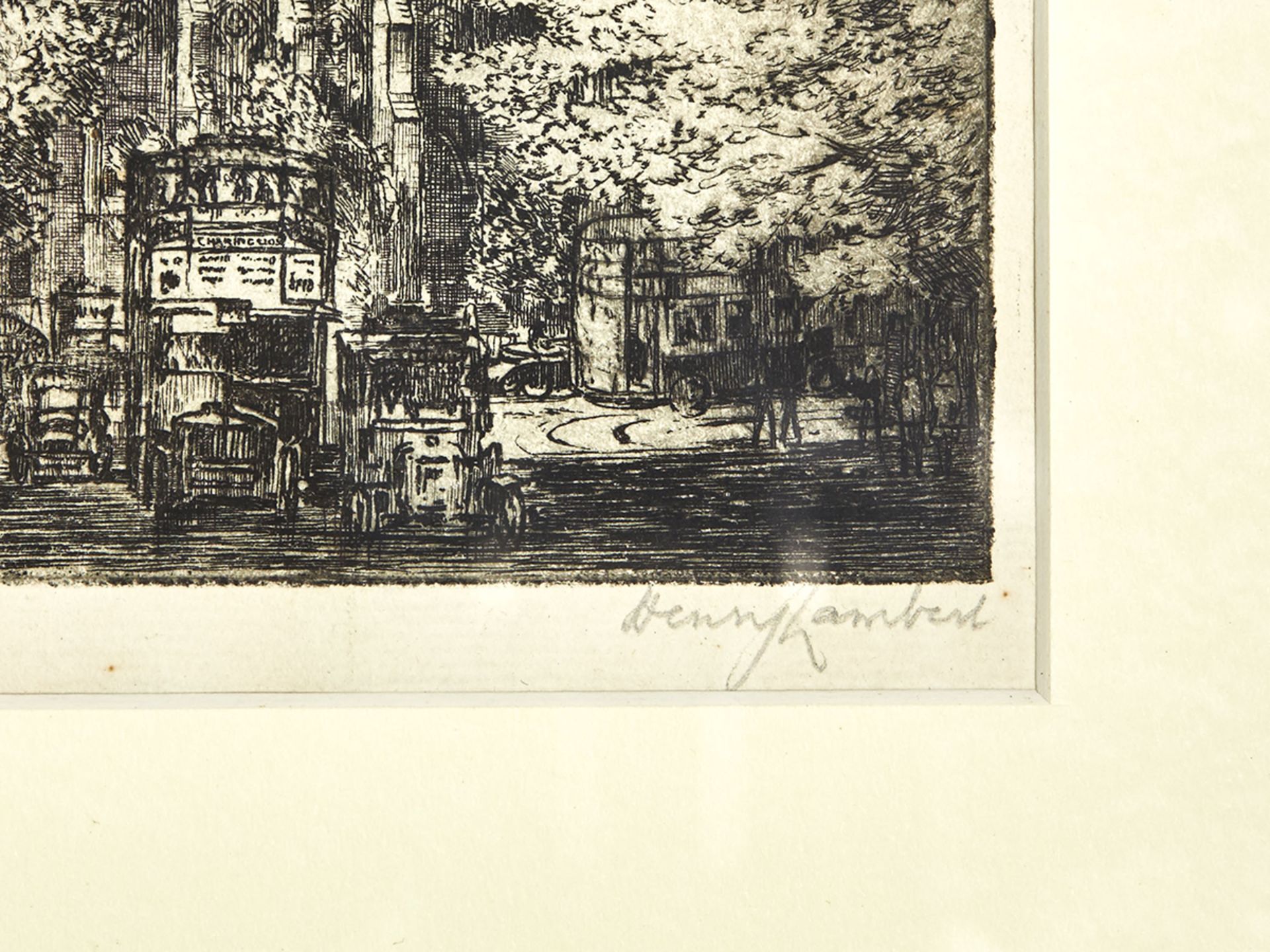 Terence Henry Lambert, Westminster Abbey, Etching, 20Th C. - Image 2 of 3