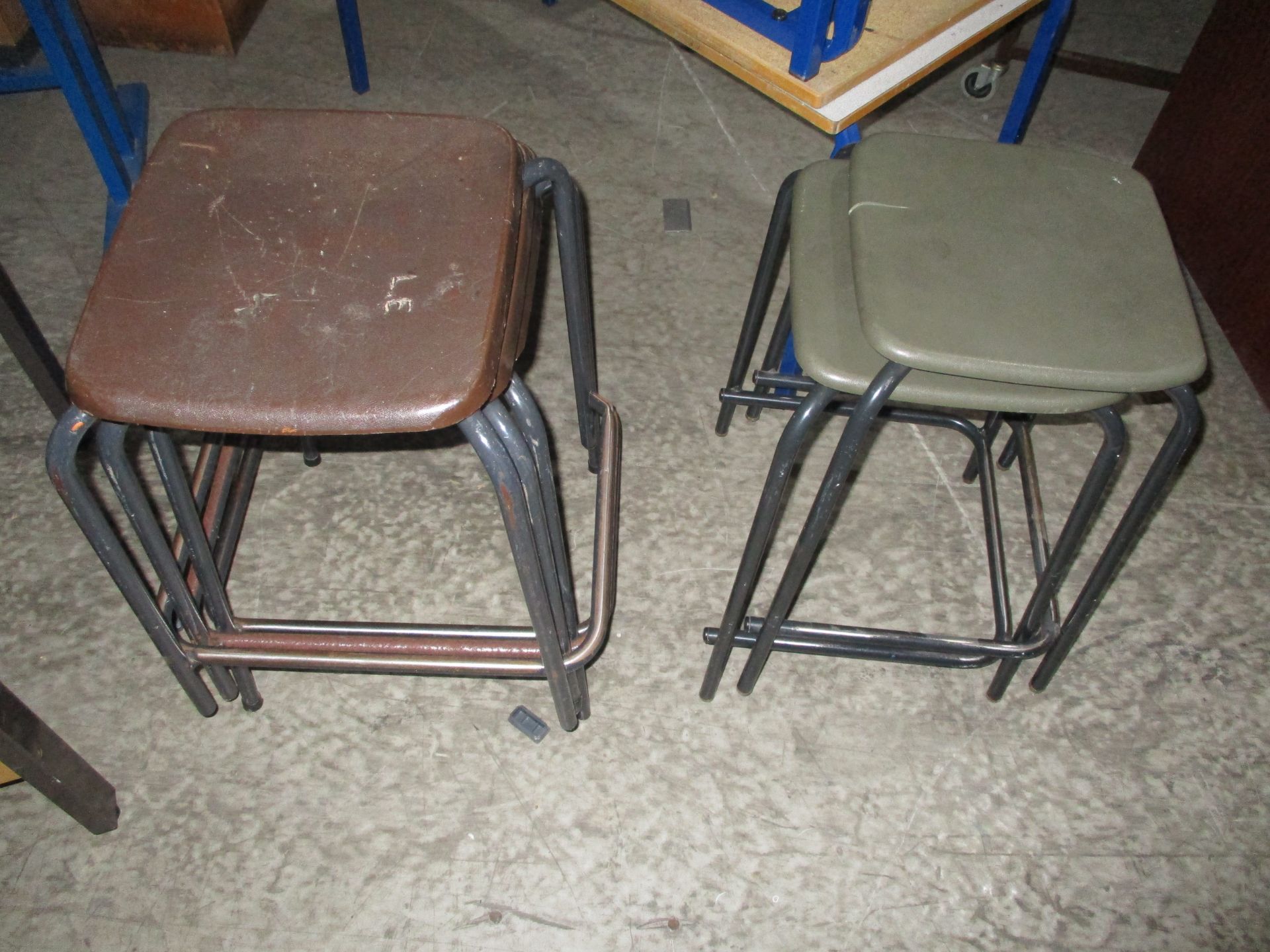 5 X Various Stacking Stools