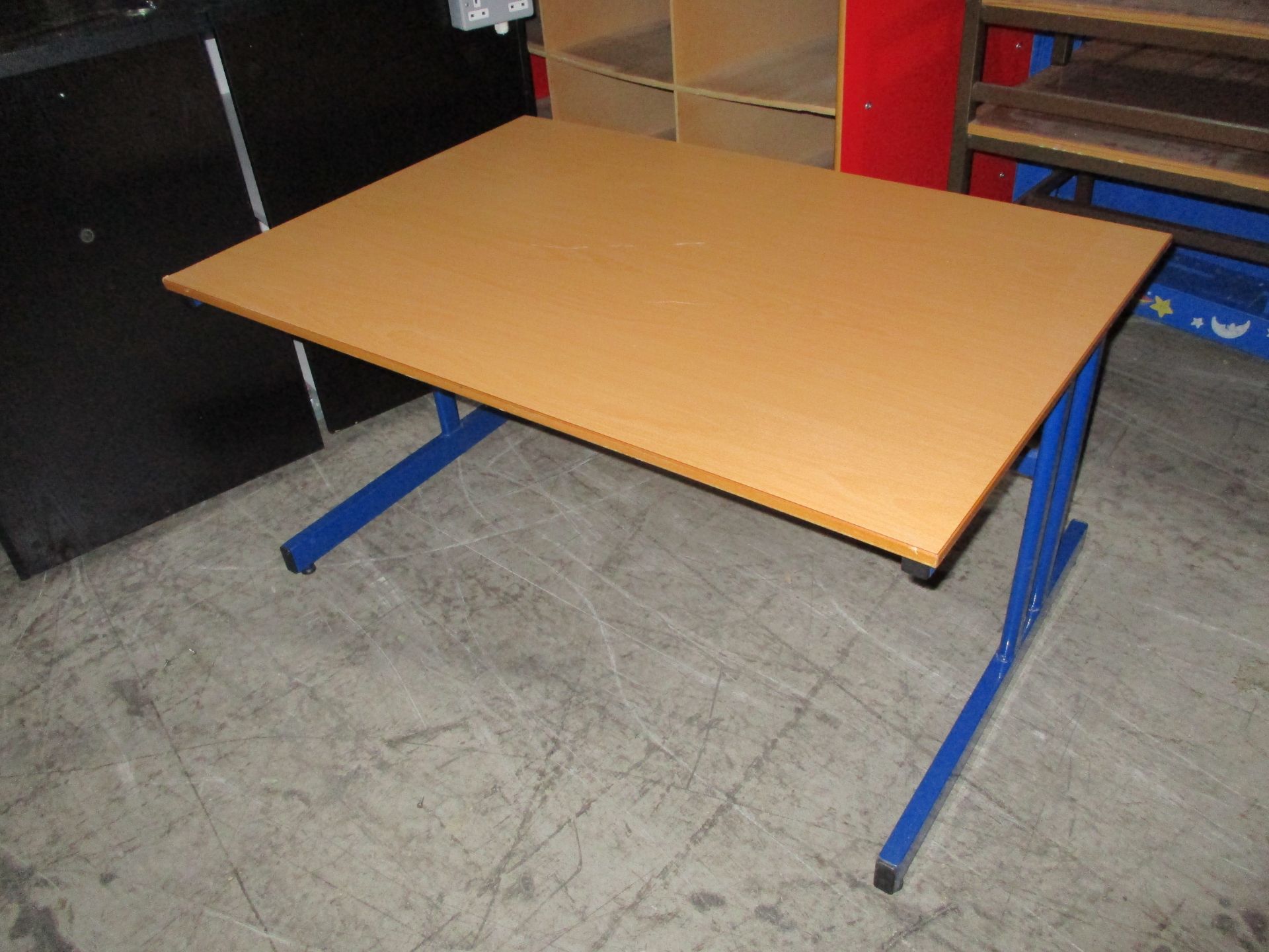 2 X Beech Junior School Cantilever Desks