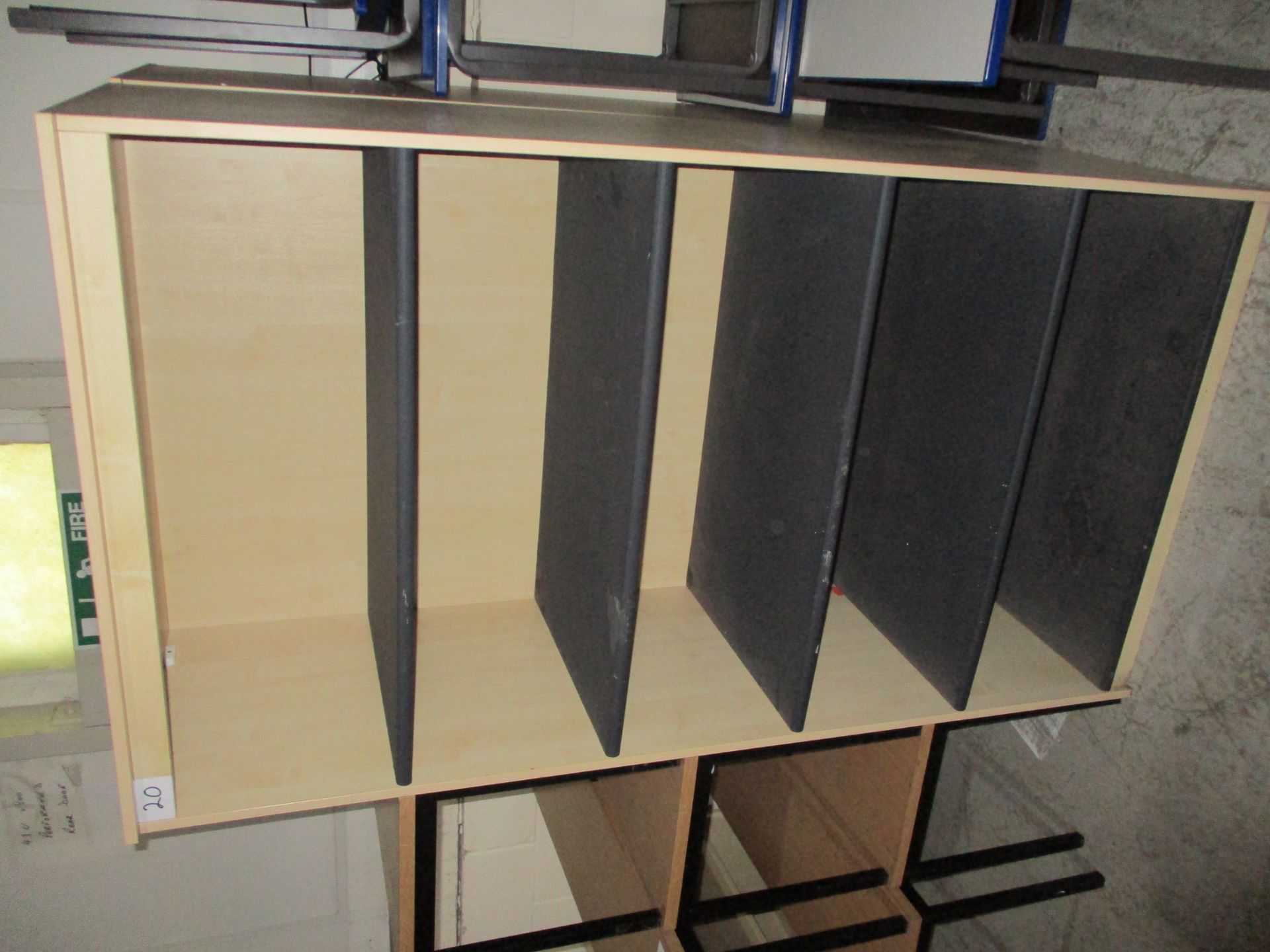 2 X Maple Deep Shelving Units