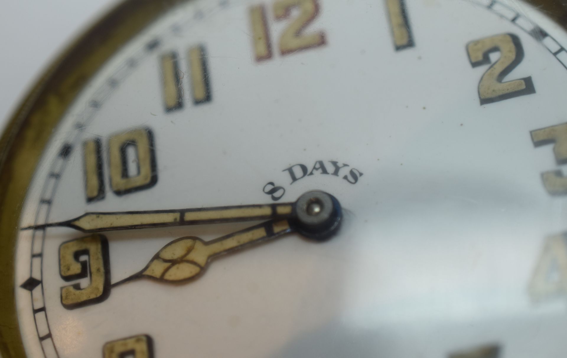 Vintage Doxa 8 Day Car Clock or Goliath