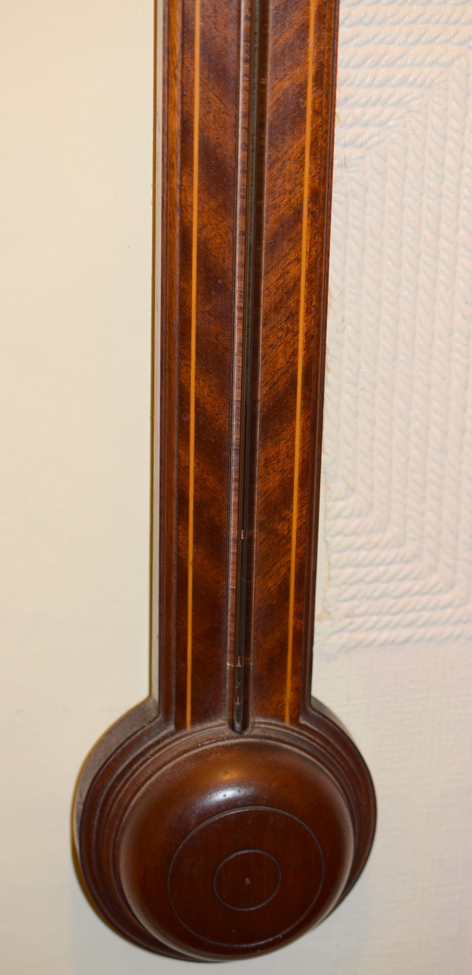Comitti Of London Mahogany Stick Barometer *** reserve lowered *** - Image 2 of 10