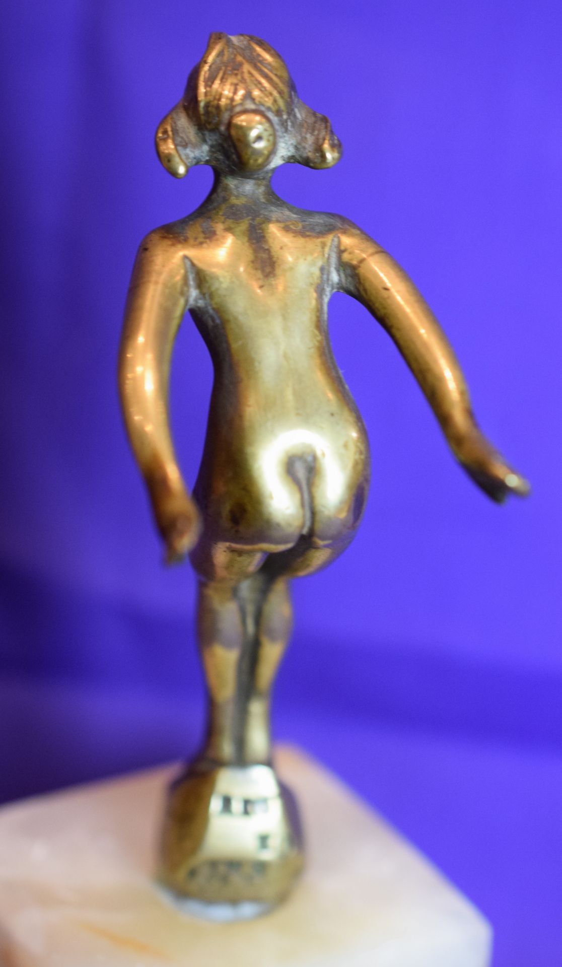 Speed Nymph Bronze Car Mascot - Image 5 of 6