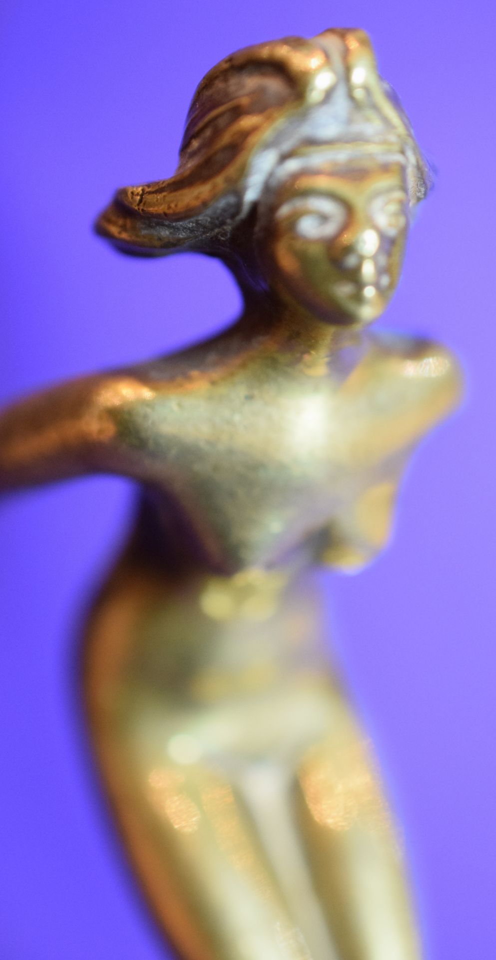 Speed Nymph Bronze Car Mascot - Image 2 of 6