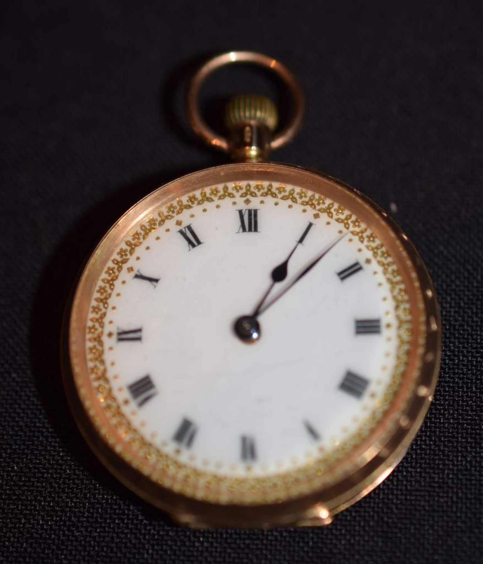 Late 19th Century 14ct Gold Ladies Fob Watch