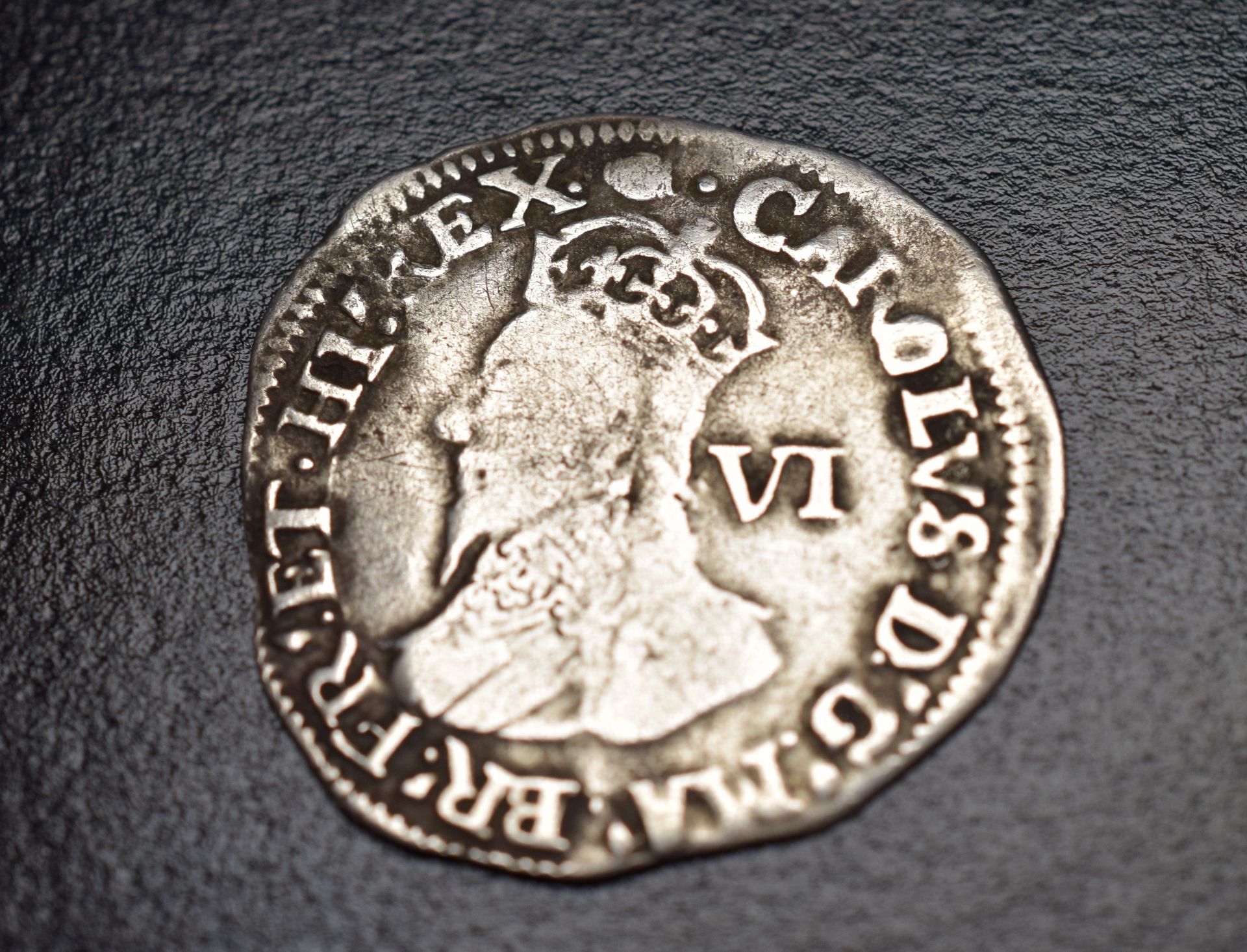 Charles 1st Hammered Silver Sixpence NO RESERVE