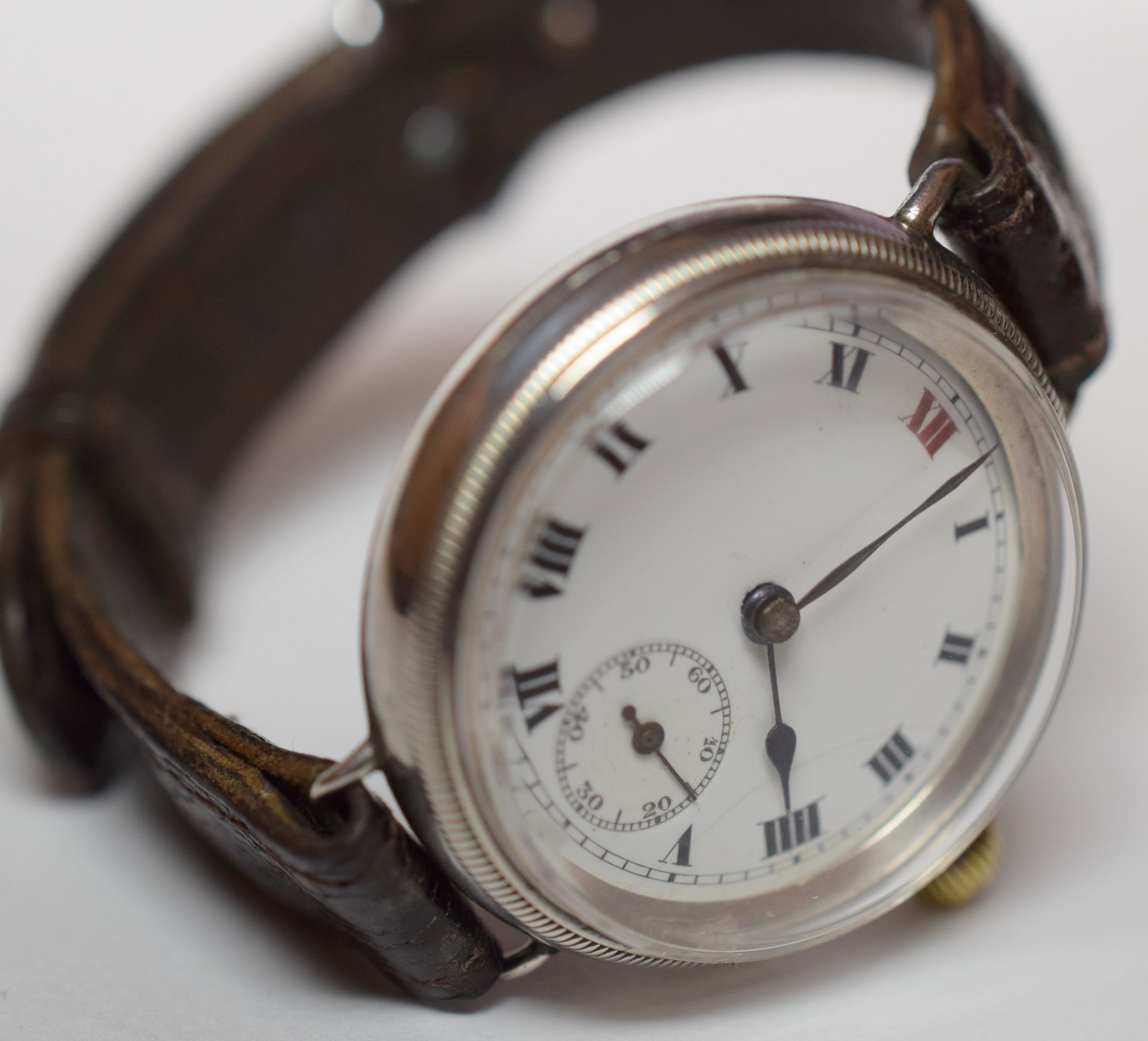 Rare Francois Borgel Silver Case WW1 Trench Watch *** reserve lowered ***