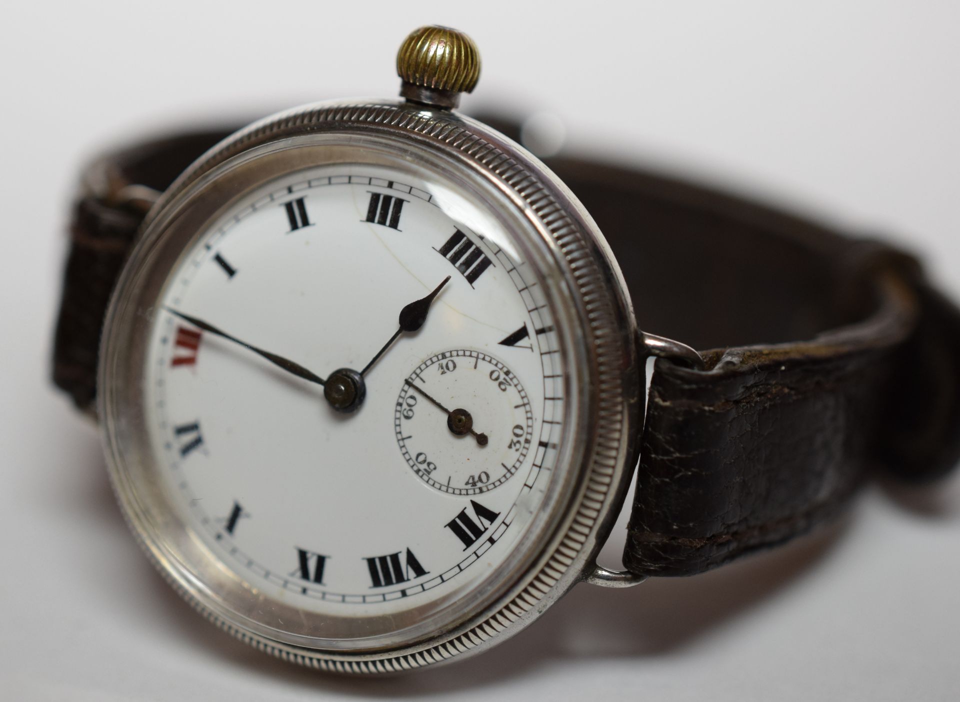 Rare Francois Borgel Silver Case WW1 Trench Watch *** reserve lowered *** - Image 2 of 12