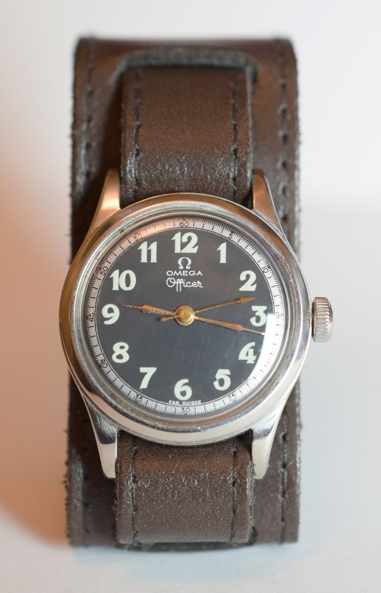 WW2 Omega Officers Military Watch c1938 - Image 4 of 8