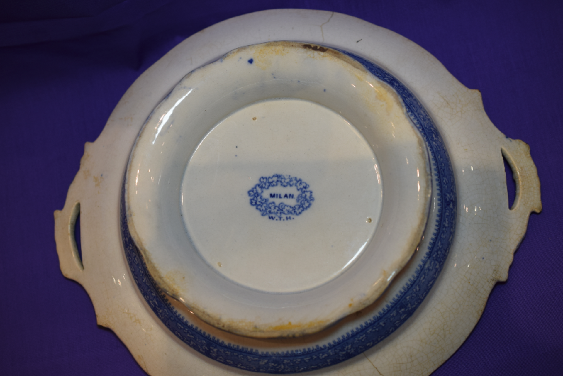Llanelly Blue & White Tureen & Cover William Holland - Image 4 of 8