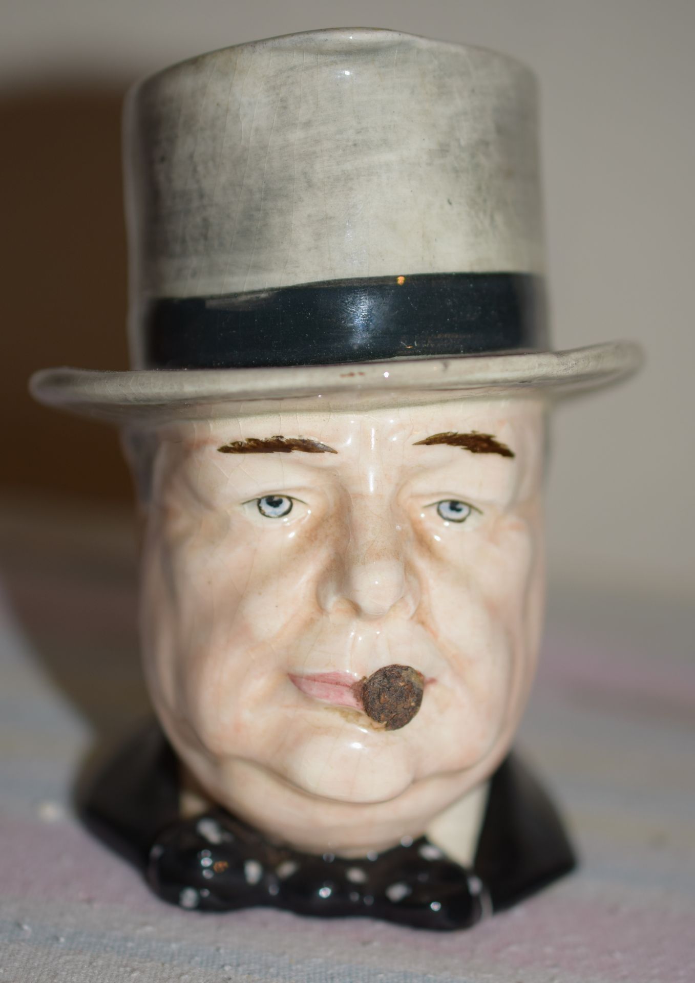 Vintage Royal Winton Grimwades Winston Churchill Toby Jug NO RESERVE