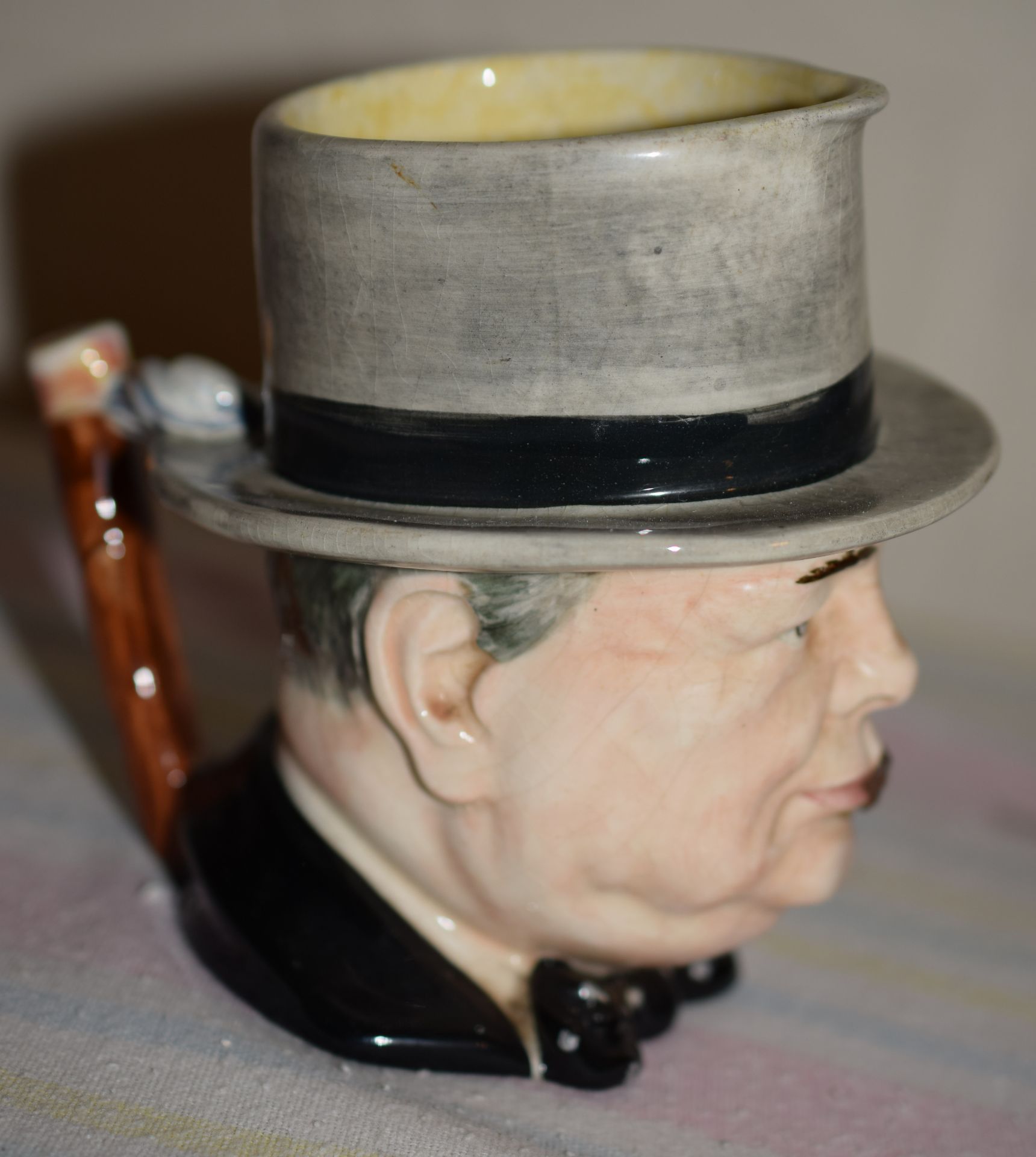 Vintage Royal Winton Grimwades Winston Churchill Toby Jug NO RESERVE - Image 3 of 4