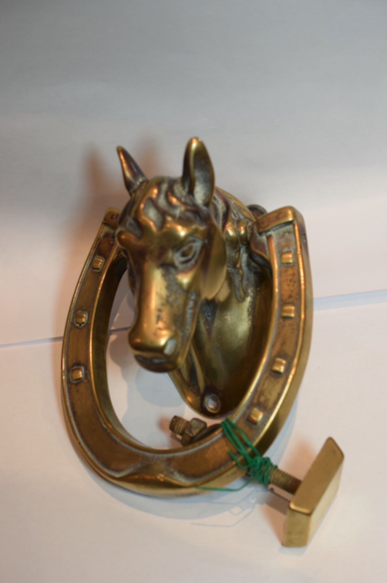 Victorian Horse Head Door Knocker NO RESERVE - Image 3 of 3