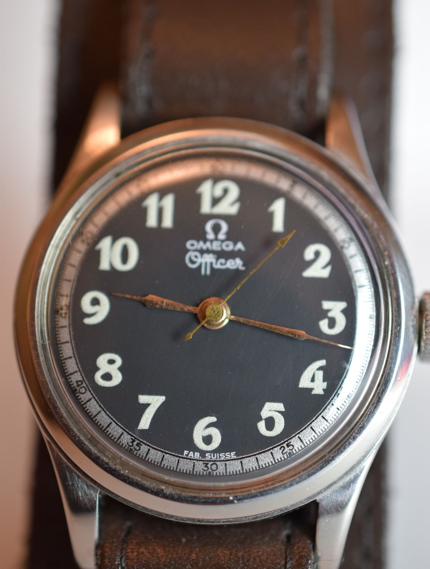 WW2 Omega Officers Military Watch c1938 - Image 3 of 8