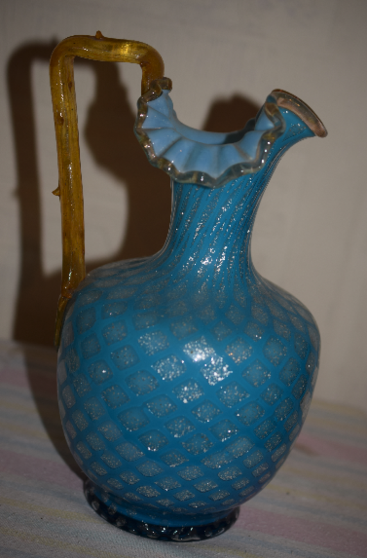 Victorian Blown Glass Ewer