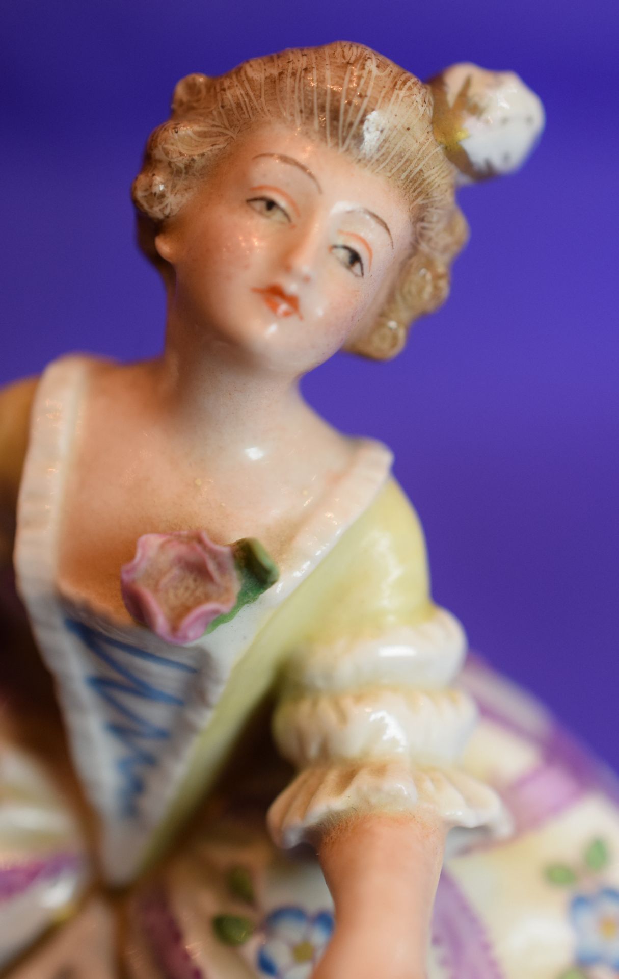 Hand Painted Porcelaine Of Paris, France Figurine - Image 2 of 4