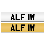 Cherished Vehicle Registration Plate... ALF IW (ALFI W)