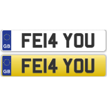 Cherished Number Plate *FE1 4 YOU*