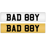 Cherished Vehicle Registration Plate... BAD 88Y (BAD BOY)