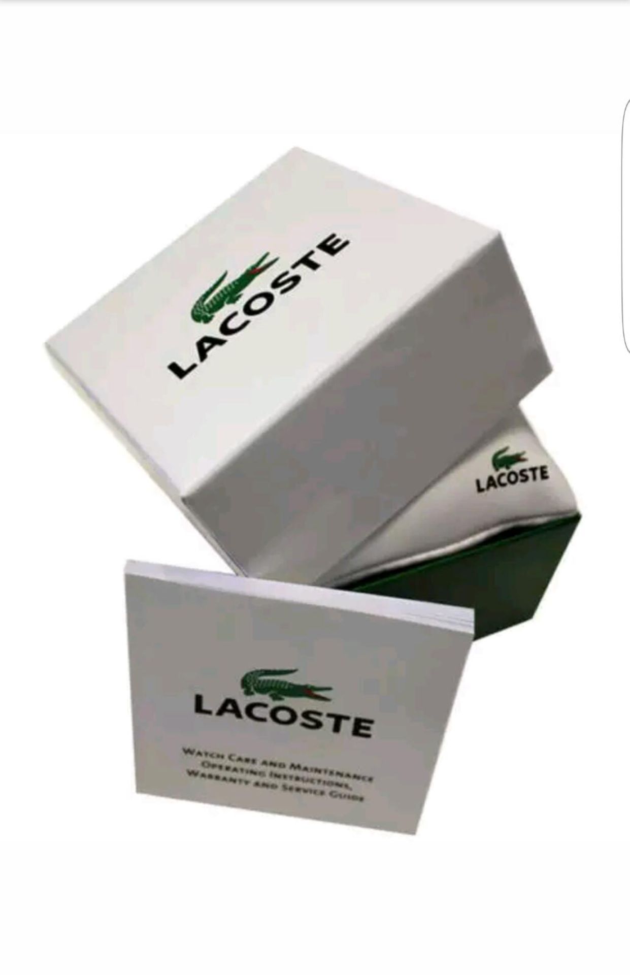 BRAND NEW LACOSTE LADIES ACAPULCO STAINLESS STEEL WATCH 2000814, COMPLETE WITH ORIGINAL BOX AND - Image 2 of 2